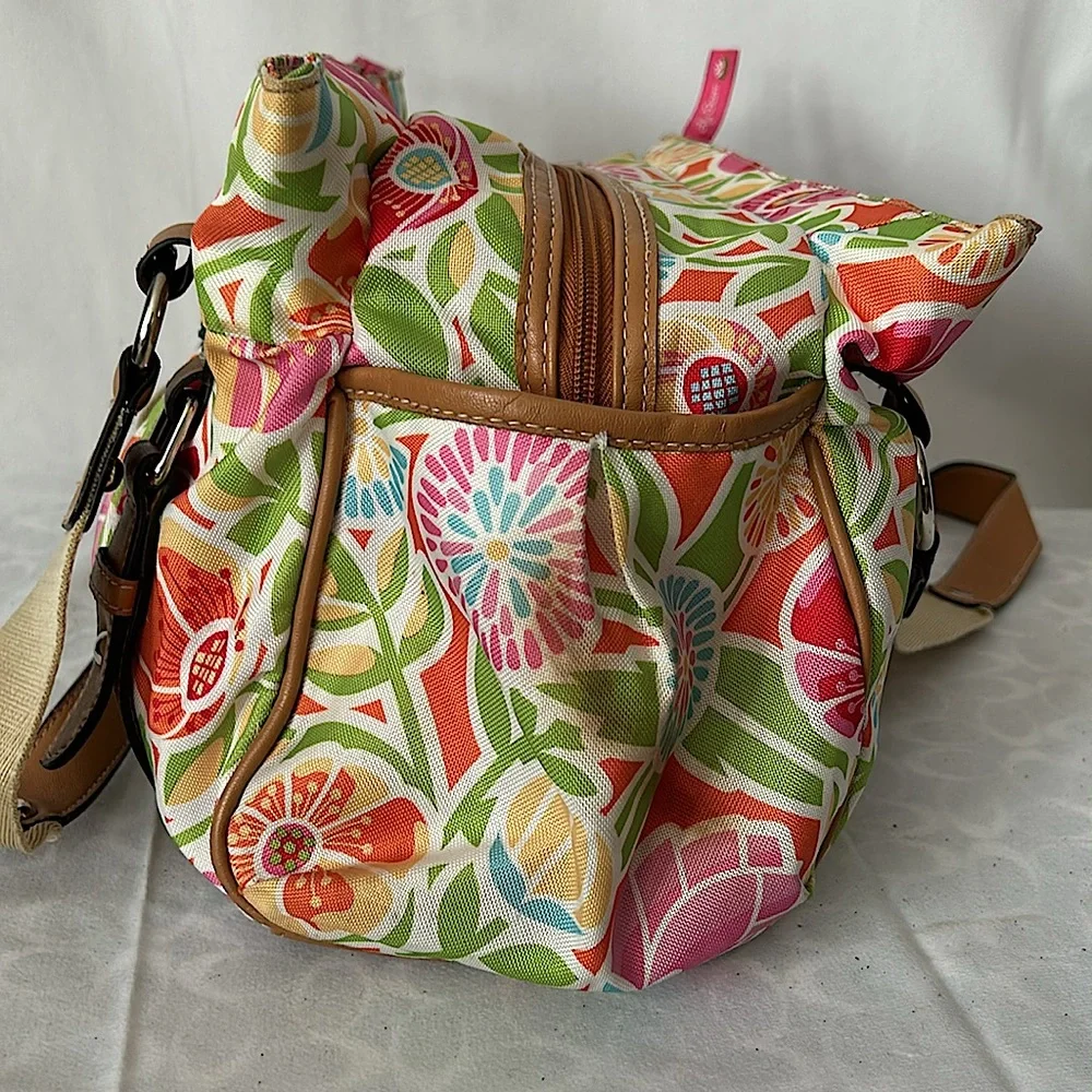 Lily Bloom Super Cute Multicolor Floral Tote Purse Bag πΈπΈ - Picture 3 of 16